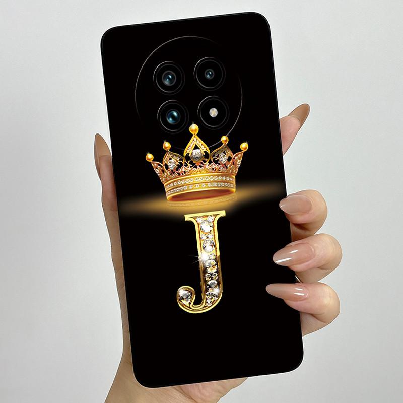 Чехол для телефона из жидкого силикона с буквой-короной для Realme 13 Pro Plus 13Pro 13ProPlus 5G, противоударный, с защитой объектива камеры, мягкая задняя крышка