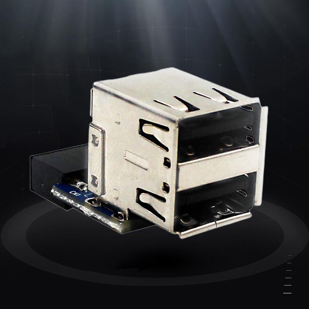 Female Extension Cable Compatibility Female Adapter USB2.0 9Pin/10P Computer Motherboard Header Adapter for Desktop Motherboard