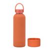 Double-Layer Stainless Steel Thermos Cup, Silicone Base, Portable Handle, Outdoor Water Cup, Simple Small Mouth Cup