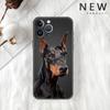 Чехол для Apple iPhone 11 13 12 14 Pro 7 Plus XR X XS Max 6 6S 13Pro SE 2022, силиконовый чехол для телефона с животными, такса, доберман, собака