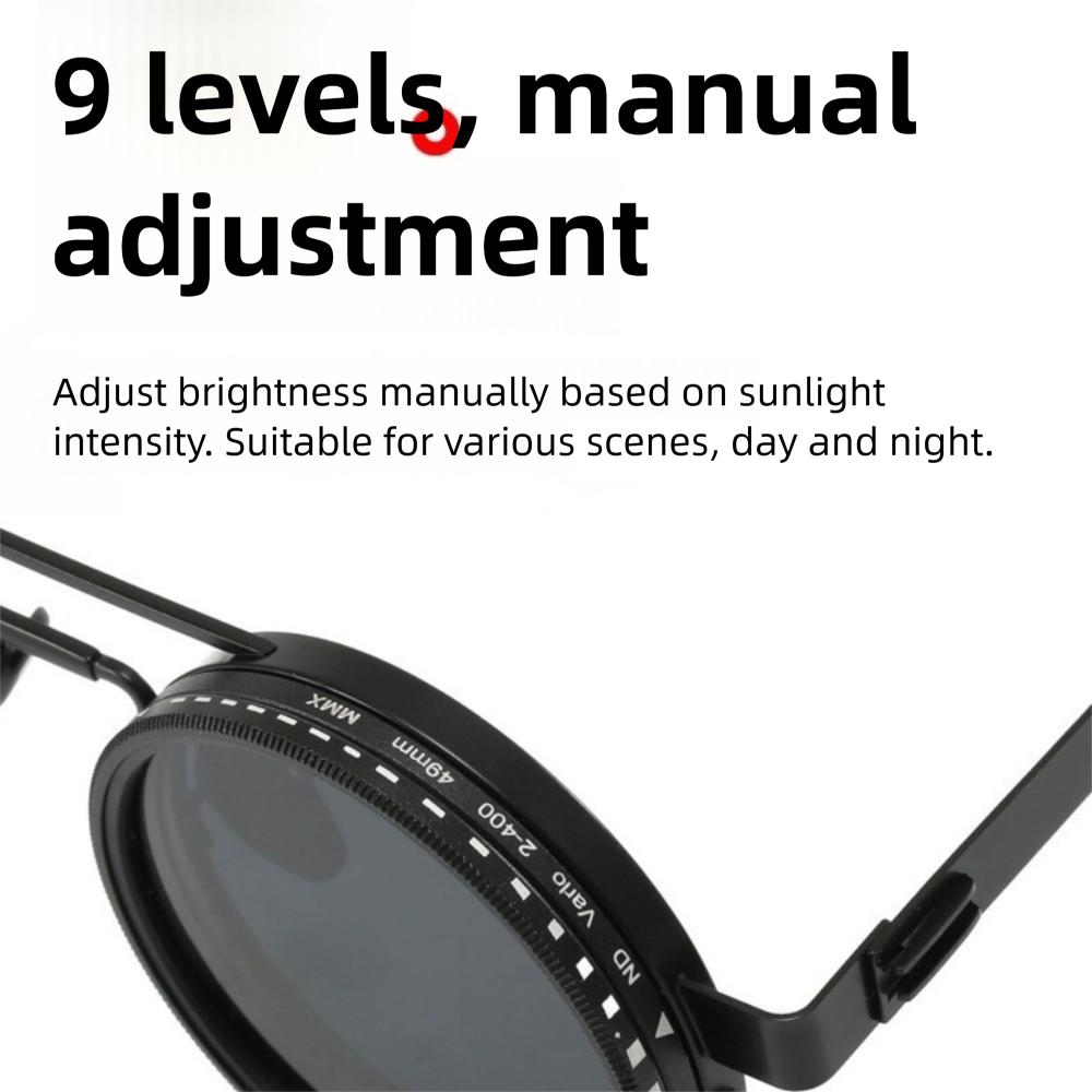 Очки с регулируемым затемнением ND2-400, 9 уровней, модные поляризационные солнцезащитные очки для вождения