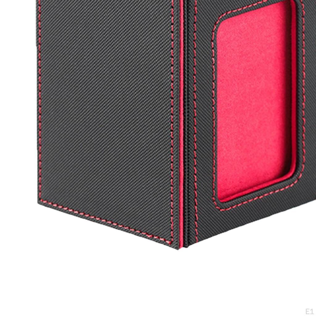 3 Pieces Card Deck Boxes Box Holding 100+ Sleeved Cards Sports Collectible