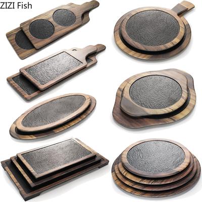 Тарелка для стейка на гриле в стиле вестерн, ресторан, отель, меламиновая пластиковая посуда, японская тарелка для суши и сашими, домашняя креативная посуда