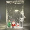DIY Materials Snow Scene Night Light Handmade Street Flowing Lamp  Desktop Decor