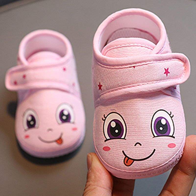 Весенне-осенние детские туфли для мальчиков и девочек 0-1 год, обувь для малышей 3-6-12 месяцев, детская обувь с застежкой-липучкой