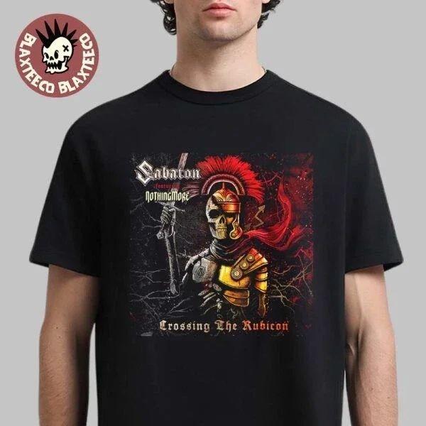 Rock Heavy Metal Tops The Sabaton Legend Tour Europe 2025 Tshirt Is A Genderfriendly Print Cotton Shortsleeved Tshirt Unisex