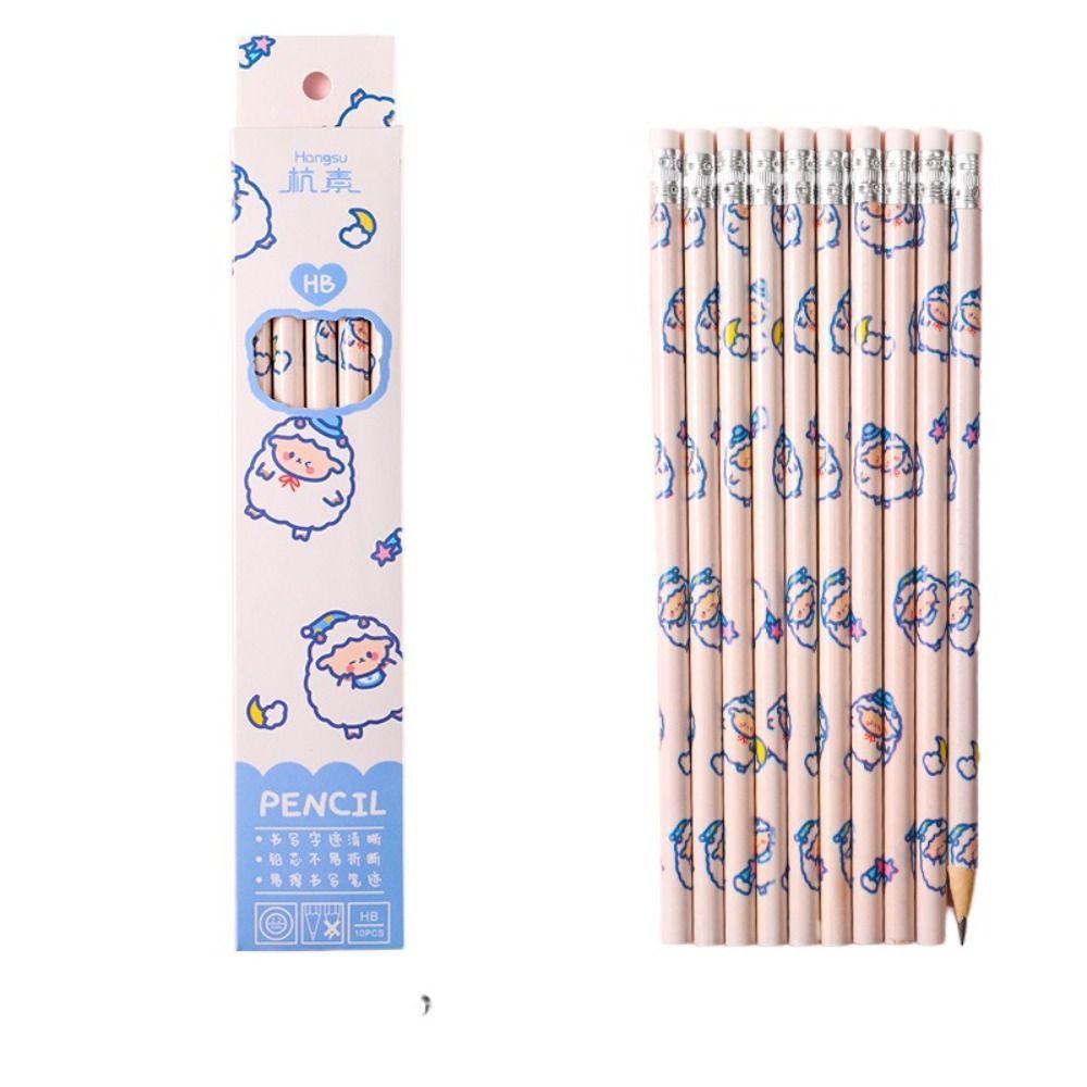 HB HB Деревянный карандаш с резиновым покрытием Карандаш для рисования Карандаш для рисования мультфильмов Карандаш для рисования