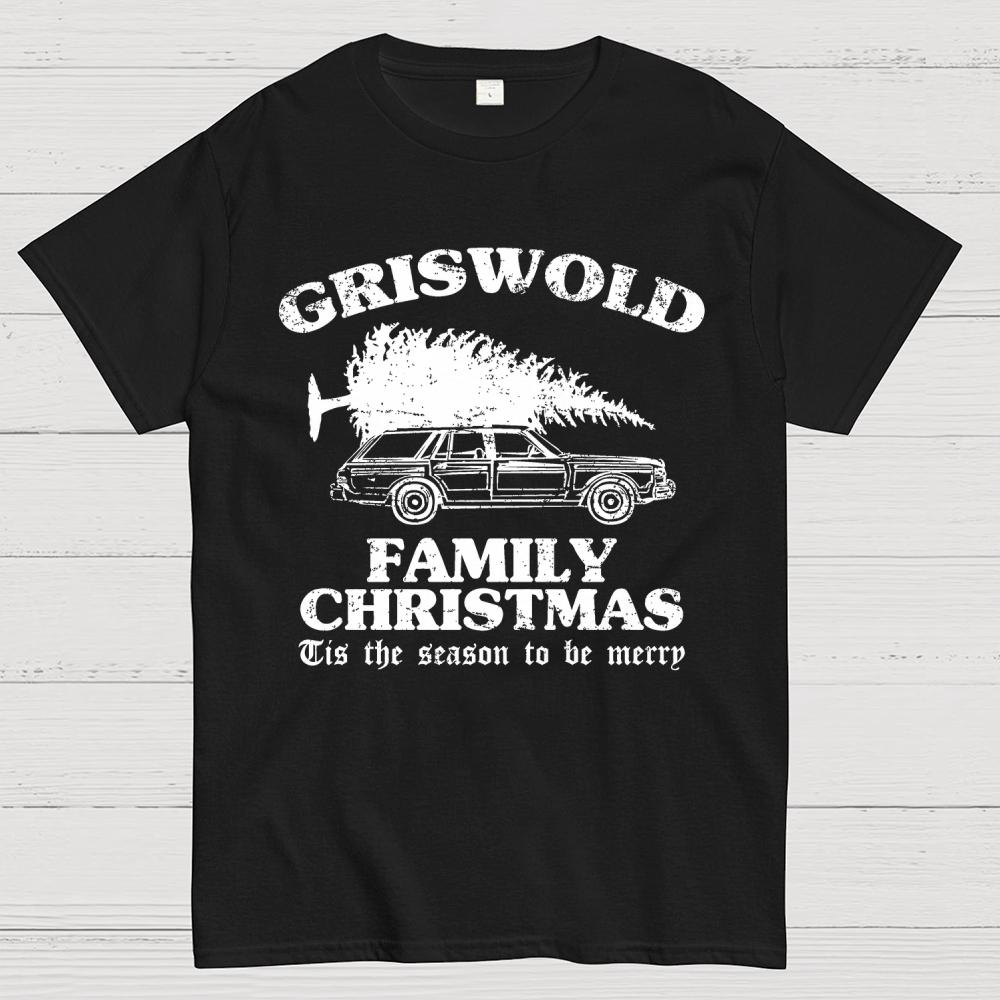 Griswold Family Christmas Cotton Summer Casual Cool Loose T-Shirt