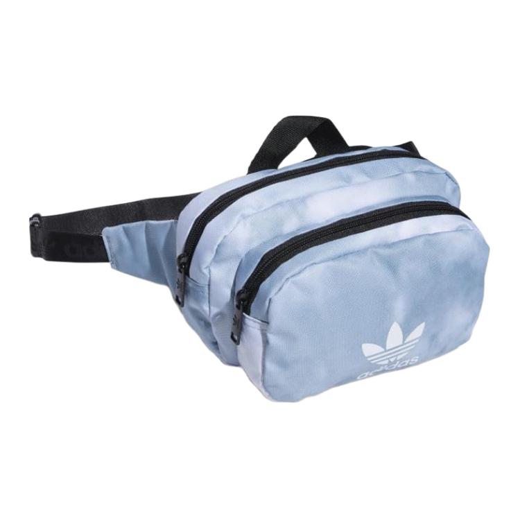 adidas Оригинальная двуслойная полиэстеровая поясная сумка Regular Унисекс Синяя FZ8478