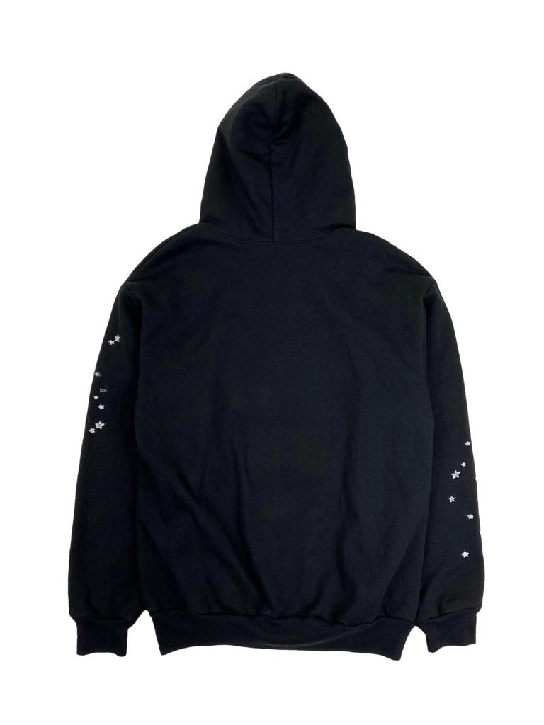 Худи Sp5der Высокая версия с принтом паутины: Модный американский крой для мужчин