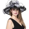 SAFERIN Women's Organza Church Kentucky Derby Fascinator Bridal Tea Party Wedding Hat