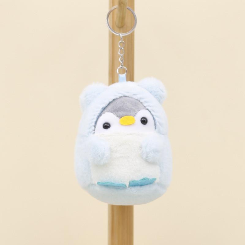 Очаровательный плюшевый мультяшный пингвин, брелок, милая мягкая игрушка, идеально подходит для подарков