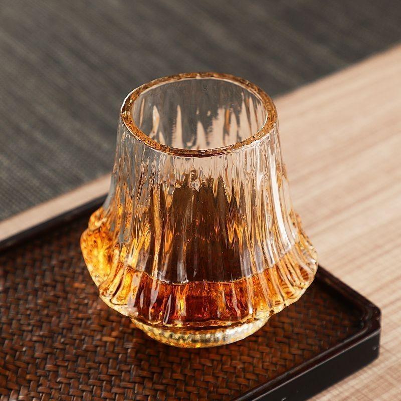 Coffee Cup Design Sense Water Cup Ins Wind Square Whiskey Glass Wine Cup Volcano Creative Sense Milk Tea Coffee Cups