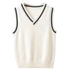 School Uniform Sleeveless V Neck Vest Sweater Waistcoat for Kids Unisex Casual Wear