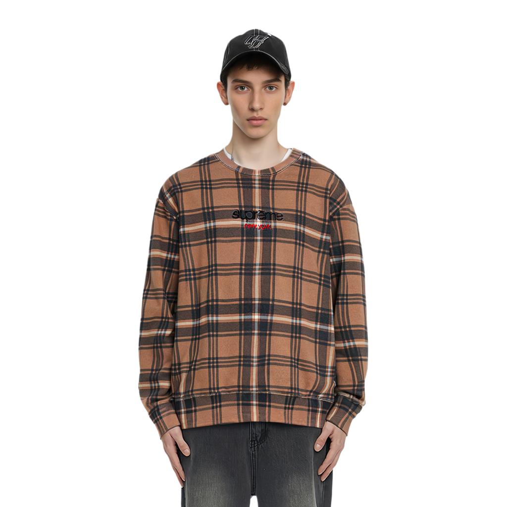Supreme Plaid Crewneck SUP-SS21-669