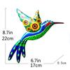 Wall Decoration Birds Metal Large Hummingbird Garden Decorative Figure Home Hanging Decorative Iron Hardware Crafts Metal Arts