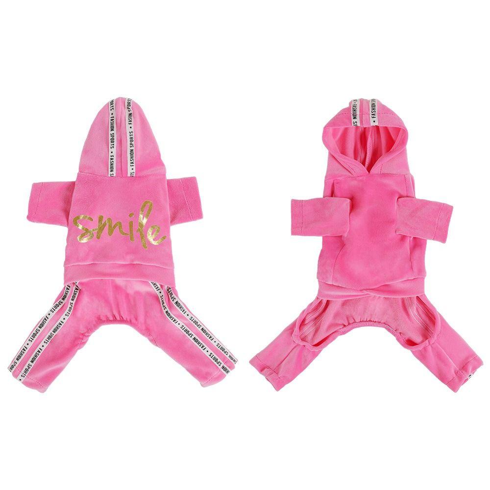 Милый комбинезон для собаки, пуловеры, одежда для питомца, бульдоги, толстовка с капюшоном, весна