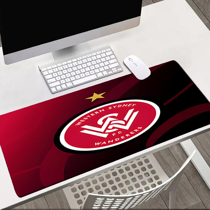 Western Sydney Wanderers Fc Mouse pad Office Desk Mat, Gaming Mouse Pad Mousepad, keyboard pad,Heavy-Duty Non-Slip Rubber Backing, Gift
