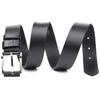 Добротный мужской кожаный ремень GRANDE PELLE Leather Belt 21466 Черный