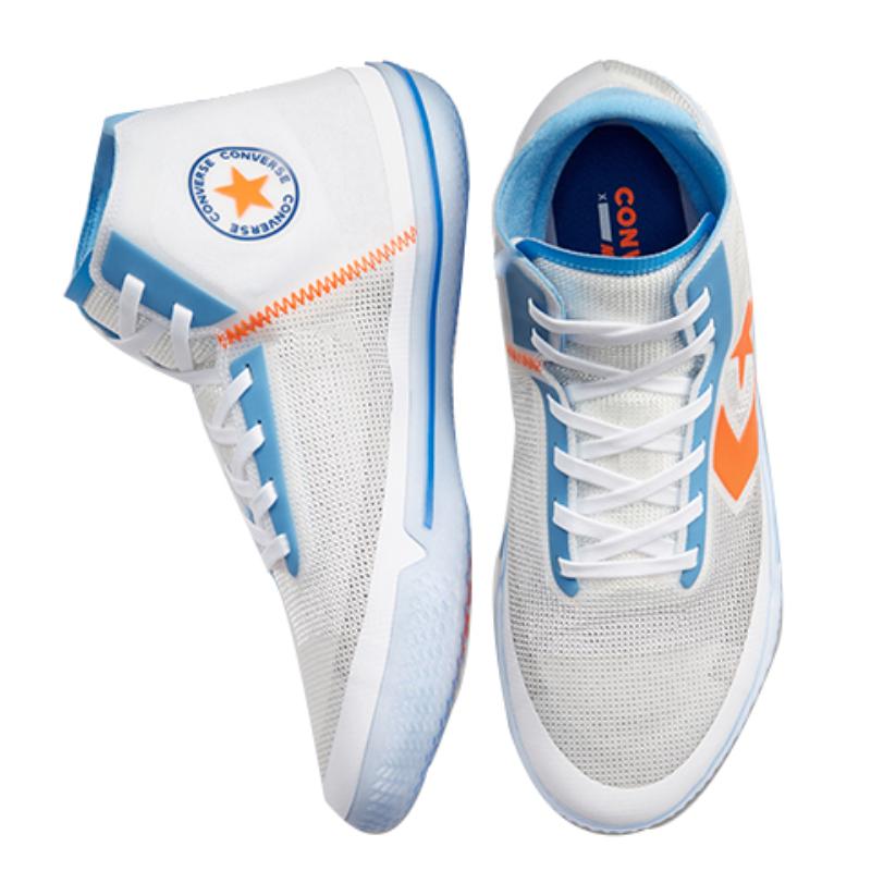 Converse All Star Pro BB Cushioning High-top Basketball Shoes Unisex White and Blue