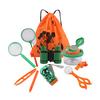 11pcs/set Kids Outdoor Adventure Equipment Binoculars Magnifier Catching Insects Tools Pack