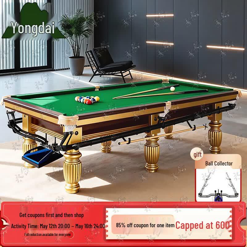 Yongdai 9ft Chinese Eight-Ball Pool Table
