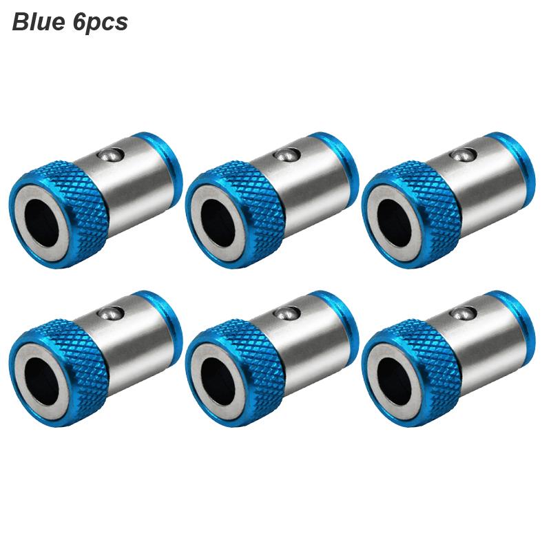 Magnetic Ring Cross Phillips Screwdriver Bit Holder 6.35mm 1/4 Universal Alloy Anti-corrosion Strong Magnetizer Power Hand Tool