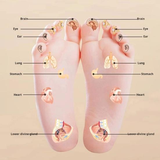 Круглый массажер для ног, снятие боли в ногах, расслабление мышц, рефлексотерапия стоп, противоскользящий портативный акупрессурный коврик