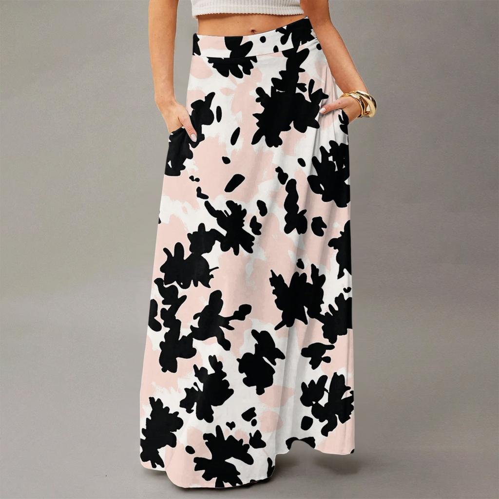 Women's Flowing Maxi Dress Regular Casual Summer Floral Print Bohemian  Skirt