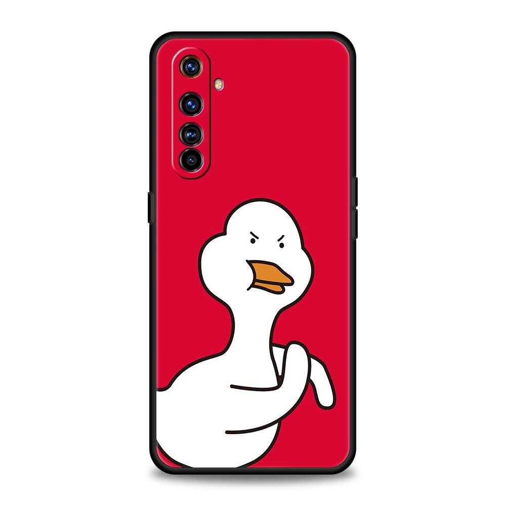 Забавный Мультяшный Чехол Утка Гусь Для Realme 16 15T 14 13 12 11 10 4G 9 8 5G Pro Plus C21 C25 C35 GT5 GT3 GT2 Neo 2 3 3T 5 Чехол