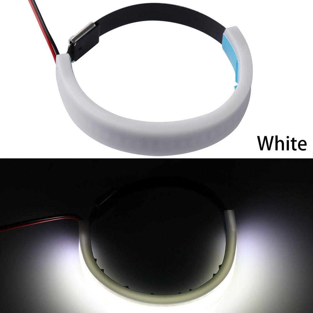 Flexible Red/Blue/Yellow/White 45mm-70mm Turn Signal Light  Indicator Fork Motorcycle SMD LED Strip