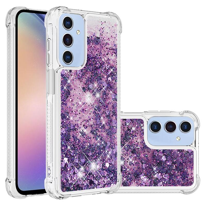 Чехол для Samsung Galaxy A17 A 17 5G SM-A176B Чехол Блестящий Динамический Жидкий Песок Для Funda Samsung A17 Чехол для Телефона Coque