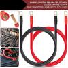 Для RV Грузовик Питание 5 AWG 8мм 100см M6 M8 Комплект Кабелей Инвертора Аккумулятора США