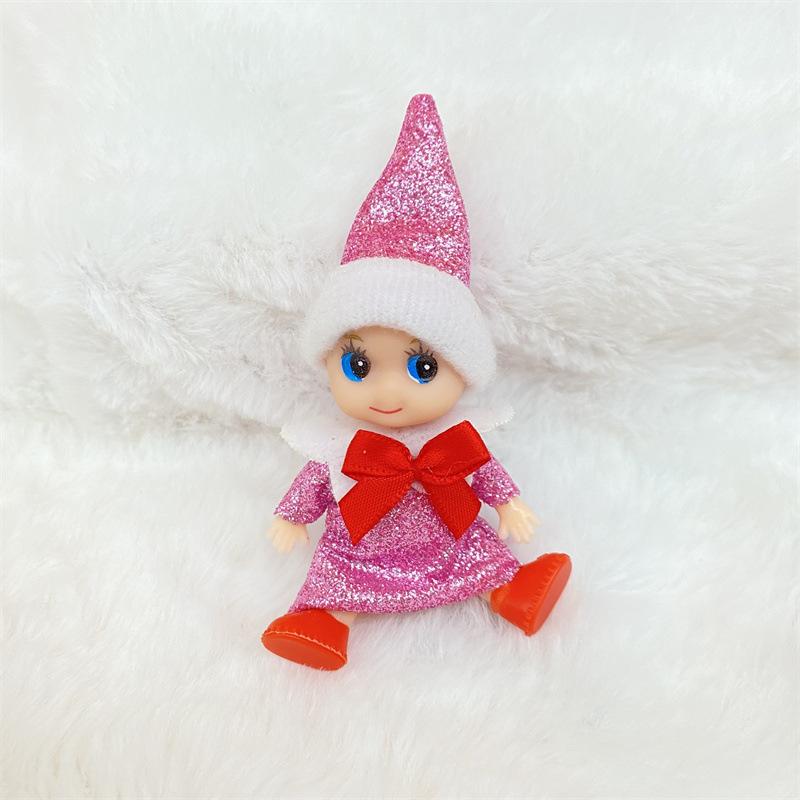 10pcs Christmas Elf Doll Gift Toys Elf Book Red Boy Red Girl Mix Coulor Dolls Clothes Toys For Kid Children Toy 2024 New