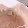 Wide Brim Beachside Sun Hat Fishing Cap Summer Beach Hat Portable Flower Lafite Straw Hat  Outdoor