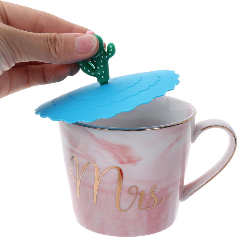 Симпатичный колпачок, многоразовый, пылезащитный, силиконовый чехол для чашки, герметичный чехол на присоске