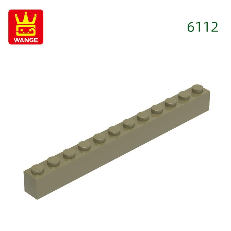 Нетоксичный 22 шт./лот 6112 1x12 Высокий 12-отверстий Строительный блок Moc Цветные Аксессуары Совместимые с Кирпичом Diy Детская игрушка Сборка Подарок