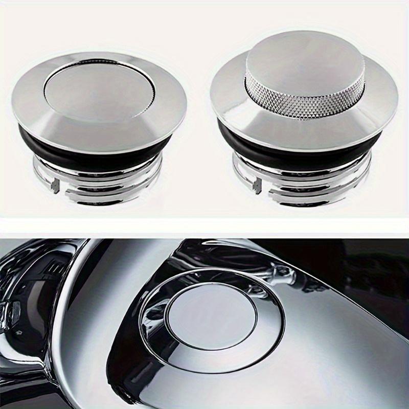1pc Aluminum Alloy Motorcycle Fuel Tank Cap Retro Press Type Pop Up Air Cap Gasoline Tank Accessory