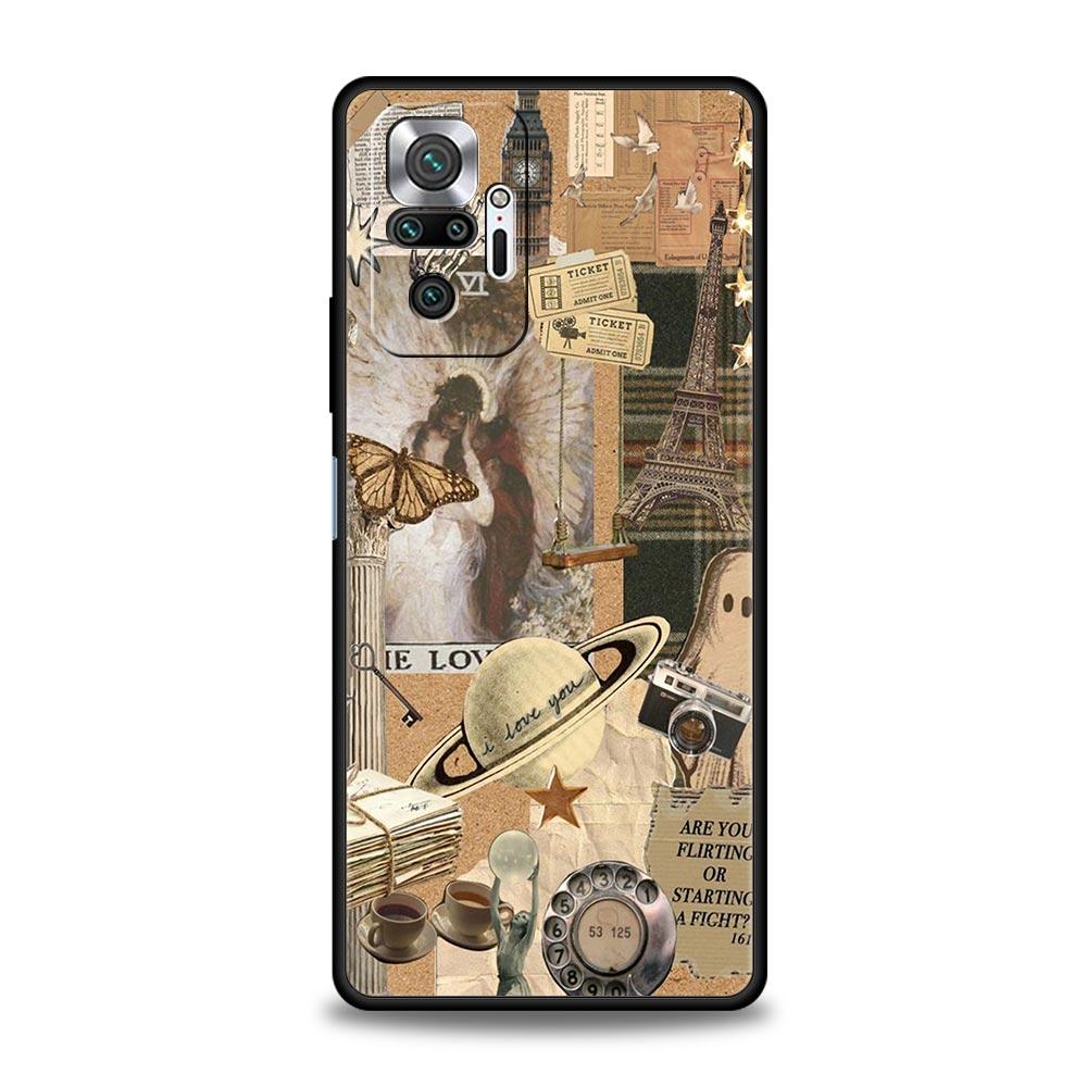 Милый чехол для телефона с изображением маленького призрака для Xiaomi Redmi Note 13 12 5G 9S 9 8 10 11 Pro 4G 9T 13C 12C 10C 9C 9A 7 Pro, мягкий силиконовый чехол