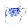 Кружка Okura Art Pottery в стиле «Синяя роза», для кофе/чая, прибл.. 320 куб. см, Сделано в Японии, 127C/8011-S