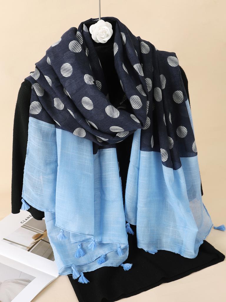 New Women Cotton Thin Scarf Flower Print Hijab Soft Shawls and Wraps Bohemia Female Foulard Pashmina Bandana Headscarf