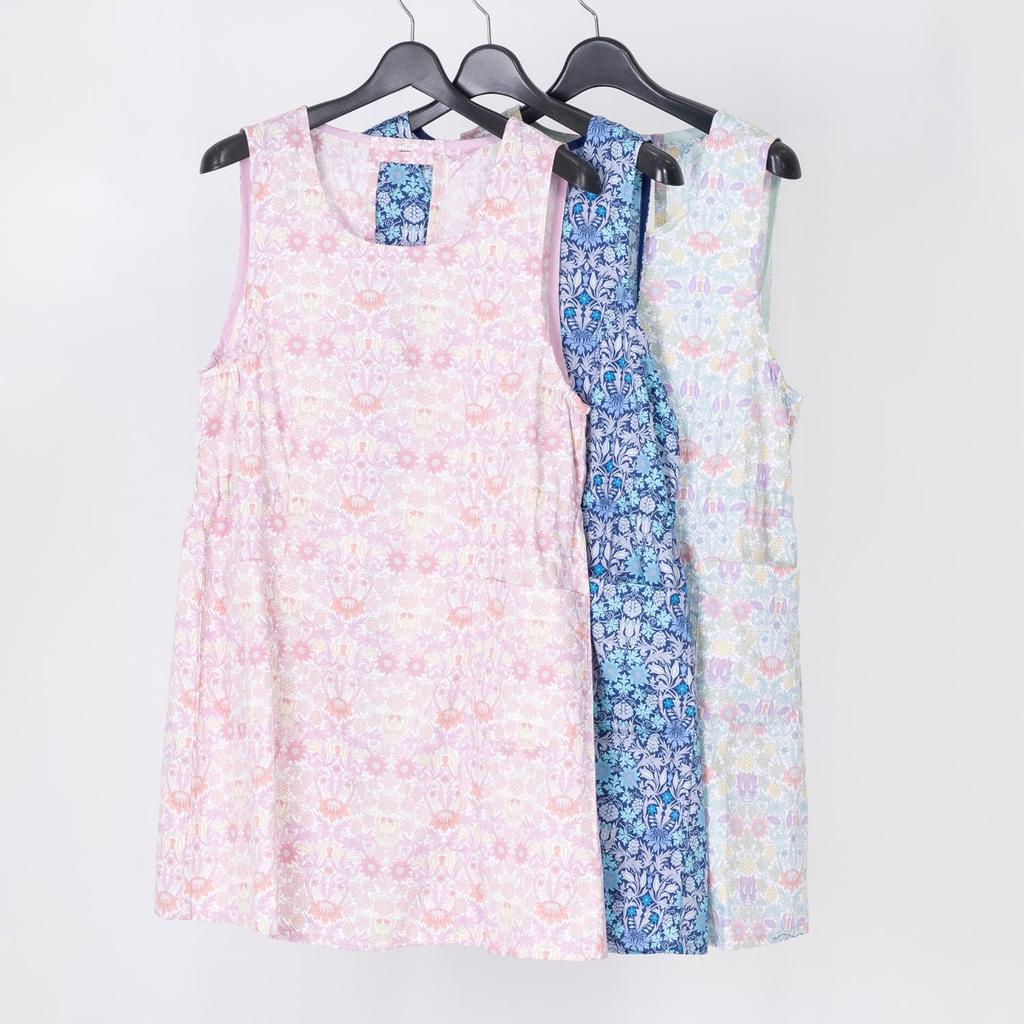 LIBERTY Цветочный Скандинавский БЕСПЛАТНЫЙ [NAIGAI] Фартук, Стильный, Водоотталкивающий, Карманы, Стиль, Завязки сзади, Кухня, Детская, Женский, 70554006,