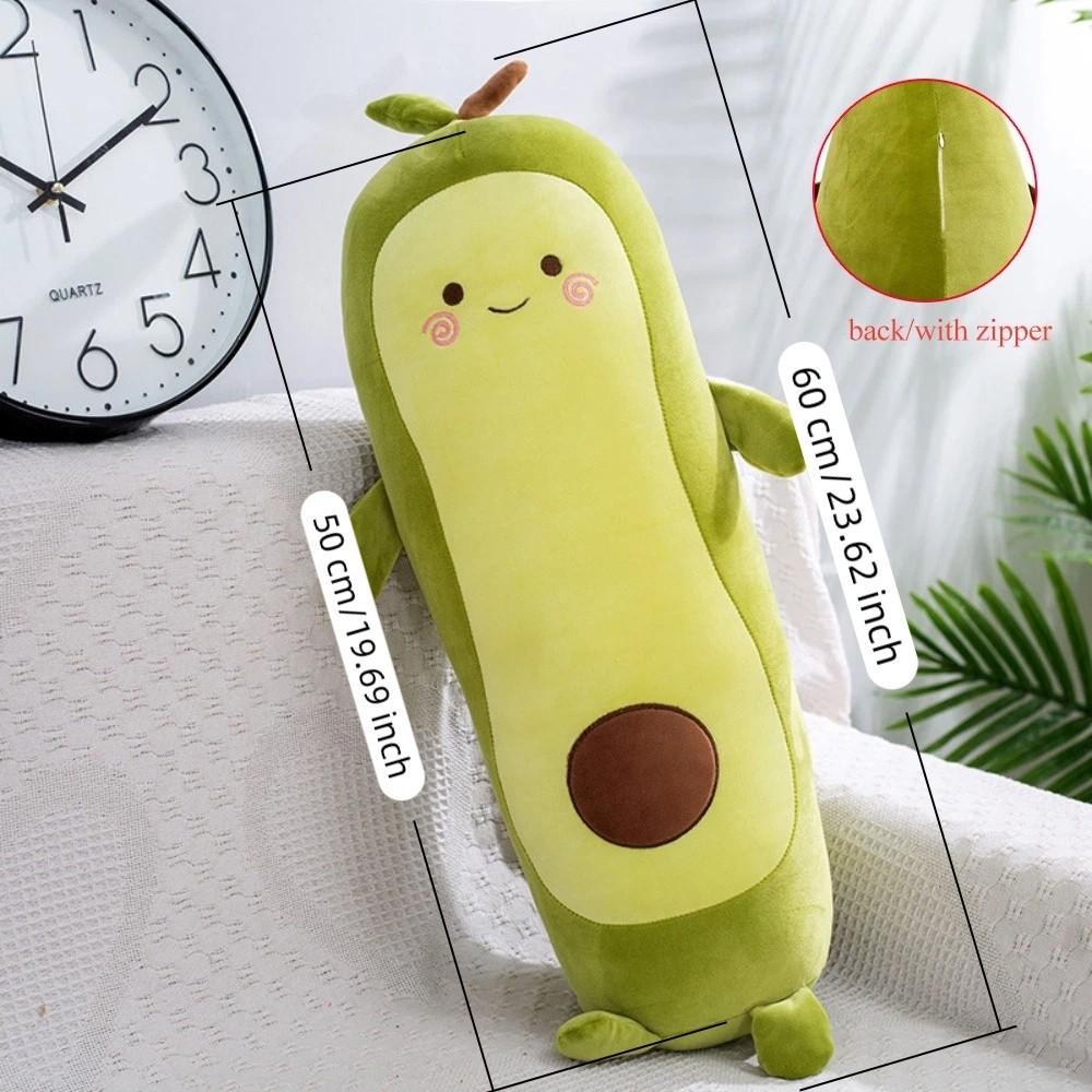 32/50/60cm Stuffed Fruit Avocado Doll Sleeping Plush Toy Soft Sleeping Pillow  Girl