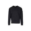STONE ISLAND FW23 Толстовка с круглым вырезом, логотипом и длинными рукавами, унисекс, черная 791562420-V0029