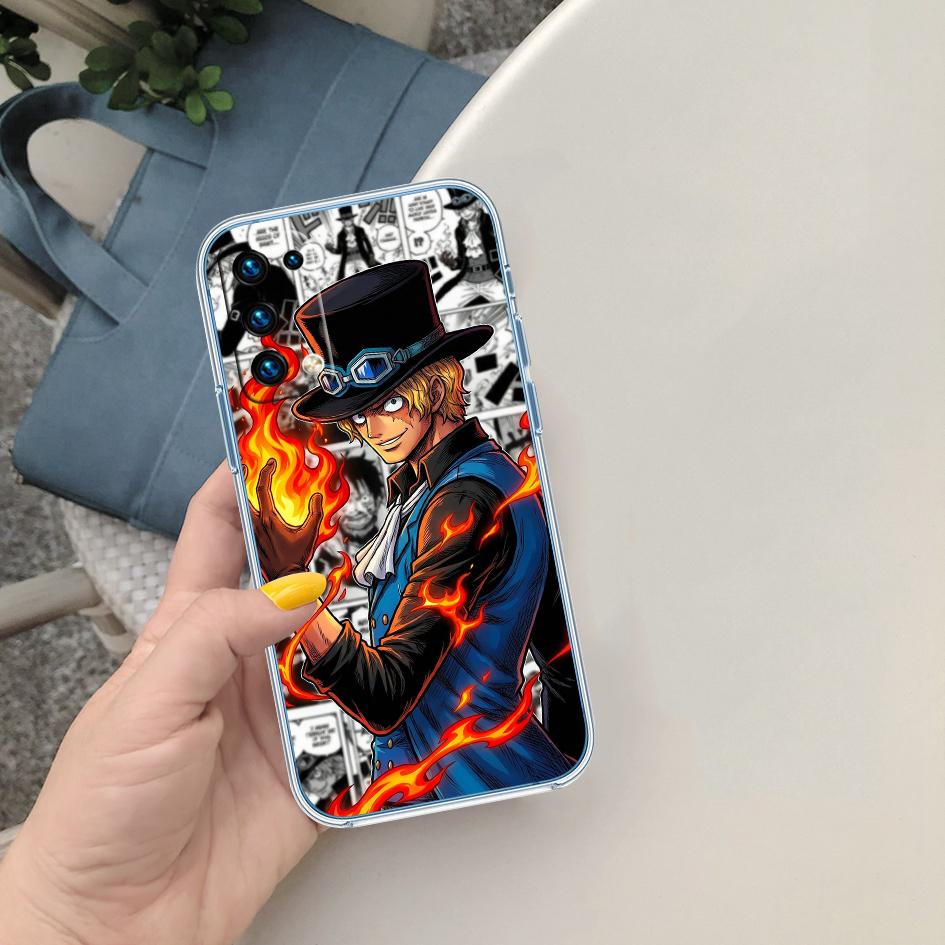 FM42 Чехол-доспех с прозрачной оболочкой One Piece Sabo для Motorola Moto G7 G8 G9 G84 G85 G73 G24 G15 Z2 Play Power Plus