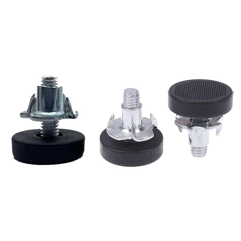 8Pcs Diy Accessories M6 Thread Adjustable Furniture Levelers Screw In Chair Feet Furniture Feet Leg Levelers Durable Easy To Use