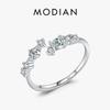 New 925 Sterling Silver Minimalist Clear Zirconia Stackable Ring For Women Anniversary Wedding Band Simple Fine Jewelry