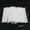 100 шт. Пластиковые палочки для леденцов, безопасные белые, DIY, аксессуары для выпечки, формы для торта, шоколада, сахарных конфет, леденцов, инструменты для выпечки, аксессуары