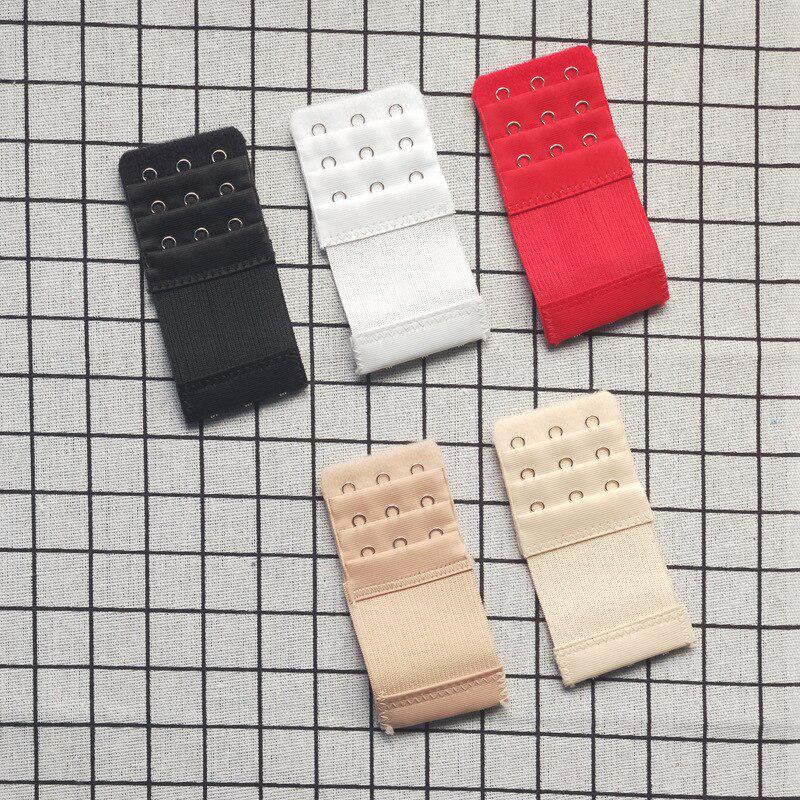 1PC Women's Bra Strap Extender 3 Row 3 Hook Bra Extension Elastic Adjustable Clasp Bar Strap