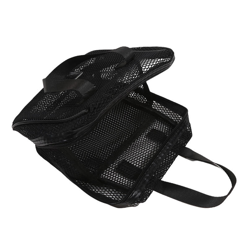 Модная повседневная сетчатая косметичка большой вместимости, ручная, многофункциональная, с отделениями, дорожная сумка для туалетных принадлежностей и хранения